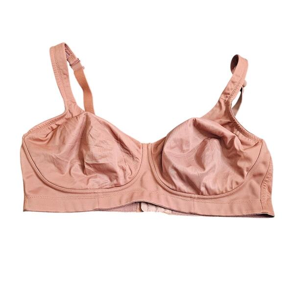 Cacique blush pink soft cup no padding no underwire Plus size bra womens 42DD - Picture 1 of 3